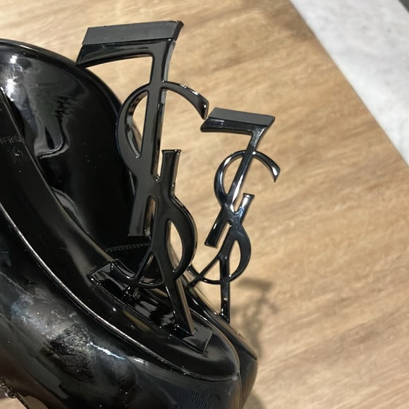 Ysl Saint Laurent opyum 110 patent leather heel 38+ - Picture 6 of 10